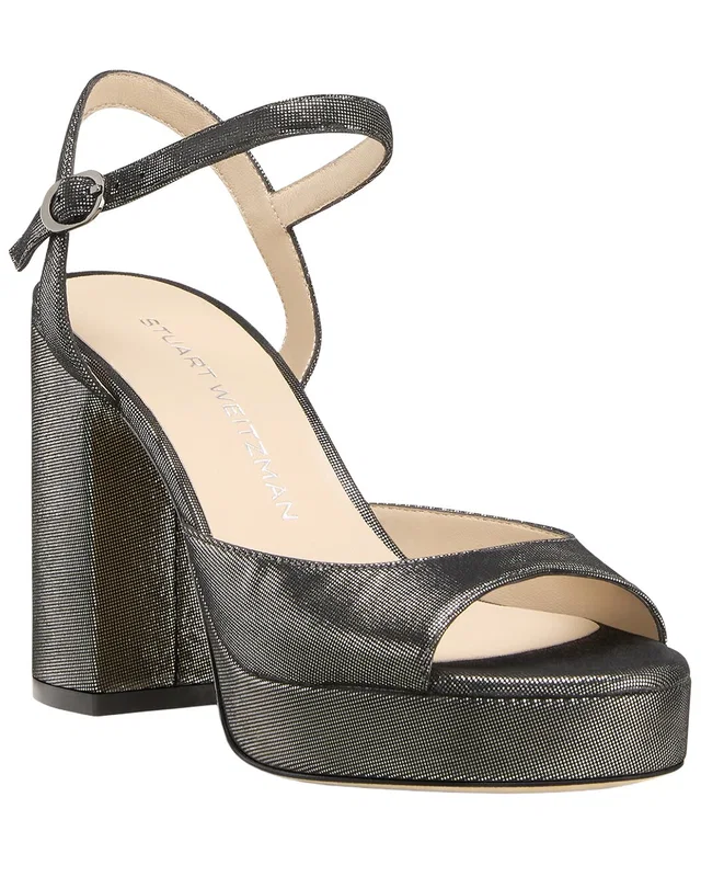 Stuart Weitzman Dayna II Leather Platform Sandal, image 1 of 1 from Rue La La