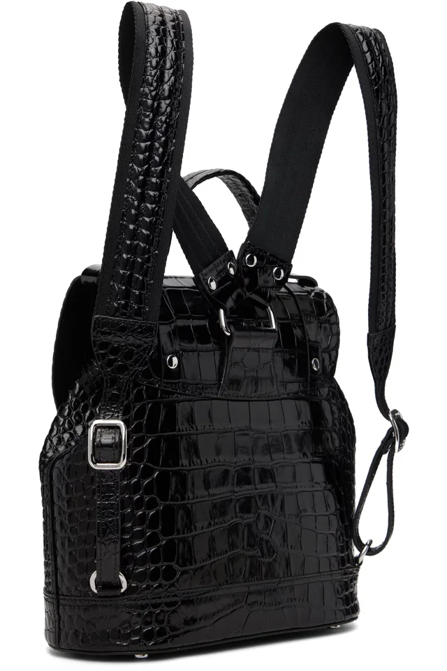 Vivienne Westwood Black Max Small Backpack, photo 3 of 4 from SSENSE