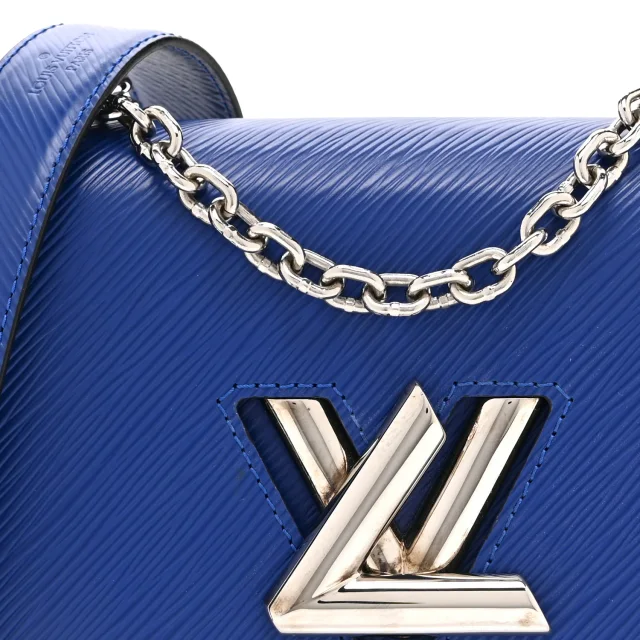 Louis Vuitton Epi Twist Shoulder Bag PM Blueberry in Leather from FASHIONPHILE, photo 8 of 10