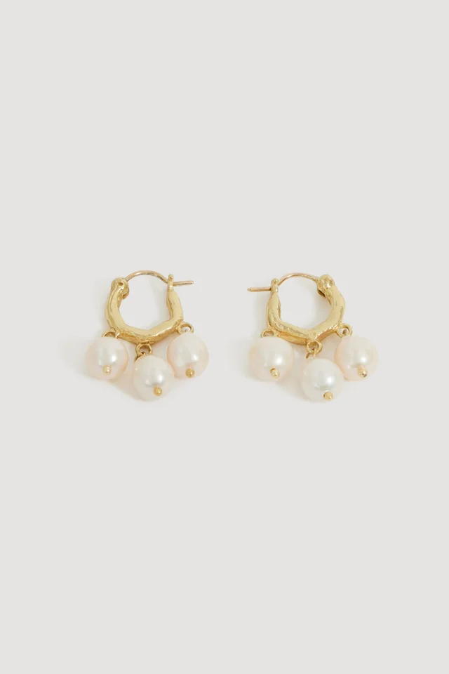 AJE Iman Drop Pearl Earring in Metallic from Aje, photo 1 of 1