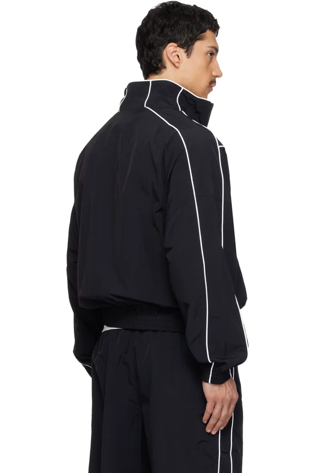 WILLY CHAVARRIA Black Bad Boy Track Jacket, photo 3 of 4 from SSENSE
