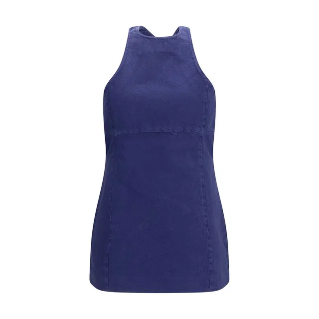 Miu Miu Blue Cotton Casual Dress in Blue from HEWI
