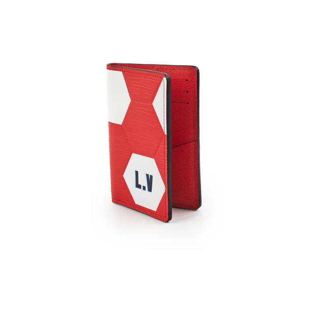 Louis Vuitton Pocket Organizer Red Epi FIFA World Cup Edition in Red from The Purse Affair