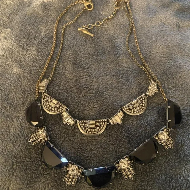 Chloé Women's Jewelry - Black/Gold in gold|black from Depop, photo 1 of 1