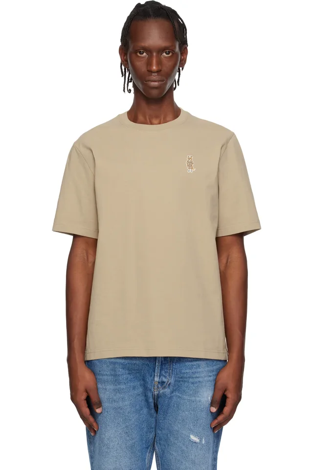 Beige Dressed Fox Comfort T-shirt, image 1 of 1 from SSENSE