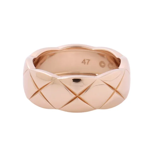 Chanel Coco Crush Collection Ring Size Medium/47/#7J10817 18K Pink Gold in Pink from GALLERY RARE, photo 4 of 9