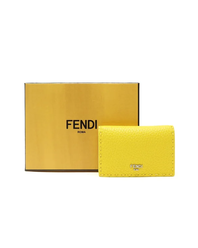 Fendi Selleria Flap Card Holder in Leather from A Retro Tale, photo 5 of 5