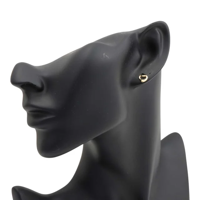 Tiffany & Co. 18K Yellow Gold Open Heart Earrings in Yellow from VINTAGE QOO TOKYO, photo 2 of 2