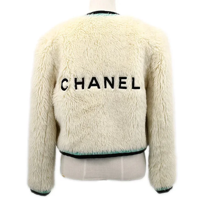 Chanel Fall 1994 logo collarless jacket from AMORE Vintage Tokyo