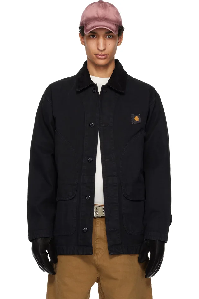 Carhartt Work In Progress Black Prescott Jacket, image 1 of 1 from SSENSE