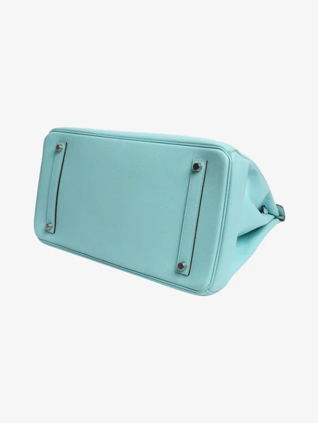 Hermès Atol blue birkin 35 in epson in Blue Leather from Sign of the Times, photo 4 of 9