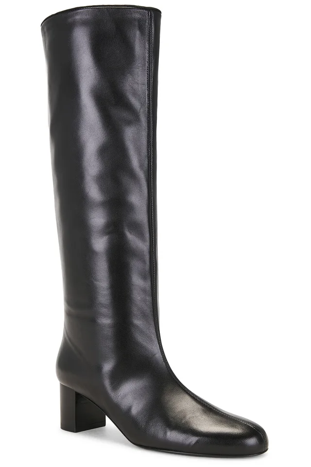 Toteme Downtown Nappa Knee High Boots in Black, photo 2 of 2 from FWRD