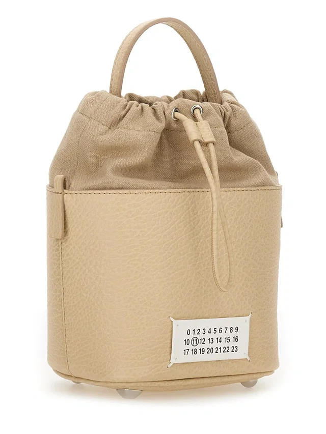 Maison Margiela 5ac Bucket Bag — Ivory Body: Cow Leather in White Leather from HEWI