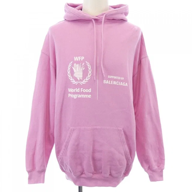 Balenciaga Hoodie Pink in Pink from The Reluxe