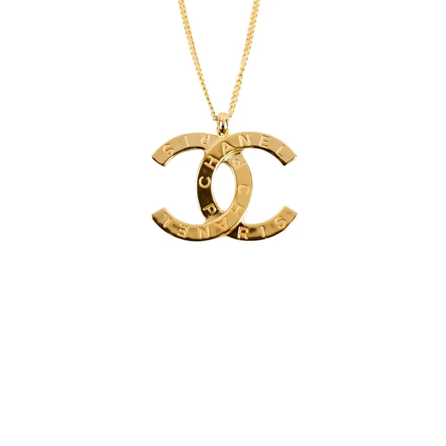 Chanel CC Gold Tone Necklace (Costume Jewellery) in Gold from The Purse Affair