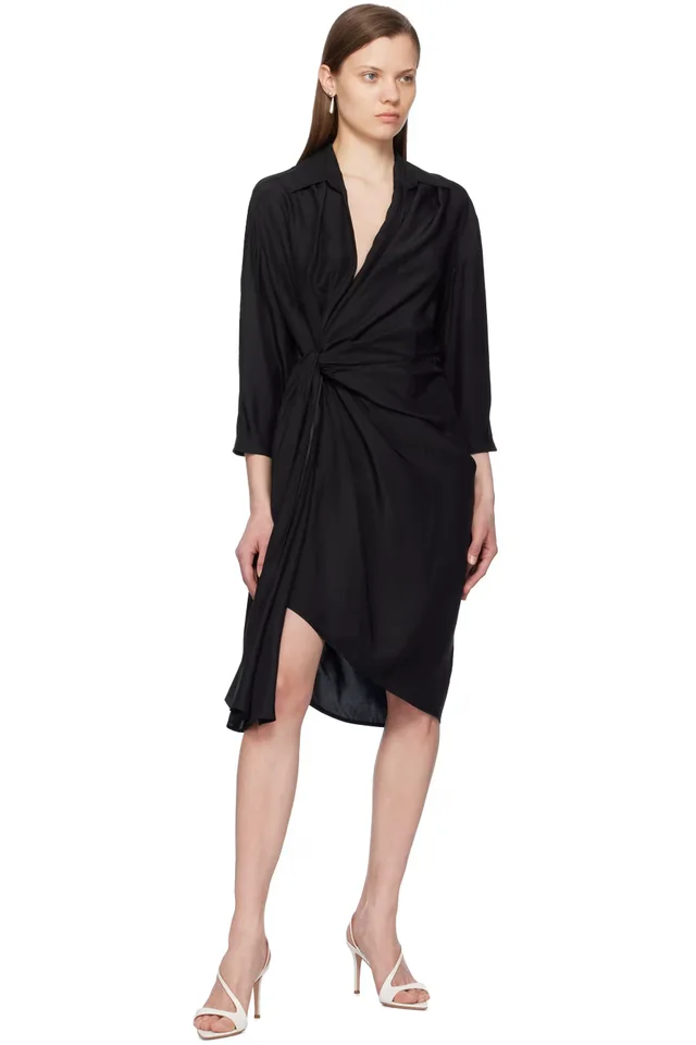 Gauge81 Black Miya Minidress, photo 4 of 4 from SSENSE