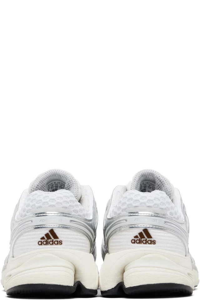 adidas Originals White & Brown Adistar Control 5 Sneakers, photo 2 of 5 from SSENSE