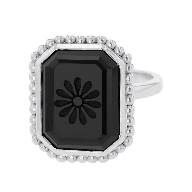 Tiffany & Co. Daisy Ring Size Approximately No. 9 SV925 from GALLERY RARE