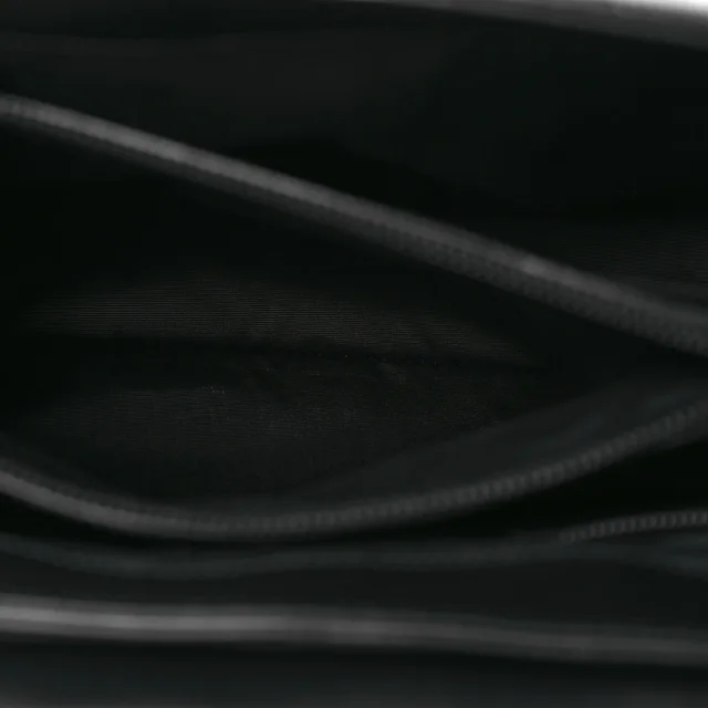 Saint Laurent Y Quilted Monogram Monochrome Large Loulou Chain Satchel Black in Black Calfskin from FASHIONPHILE, photo 6 of 15