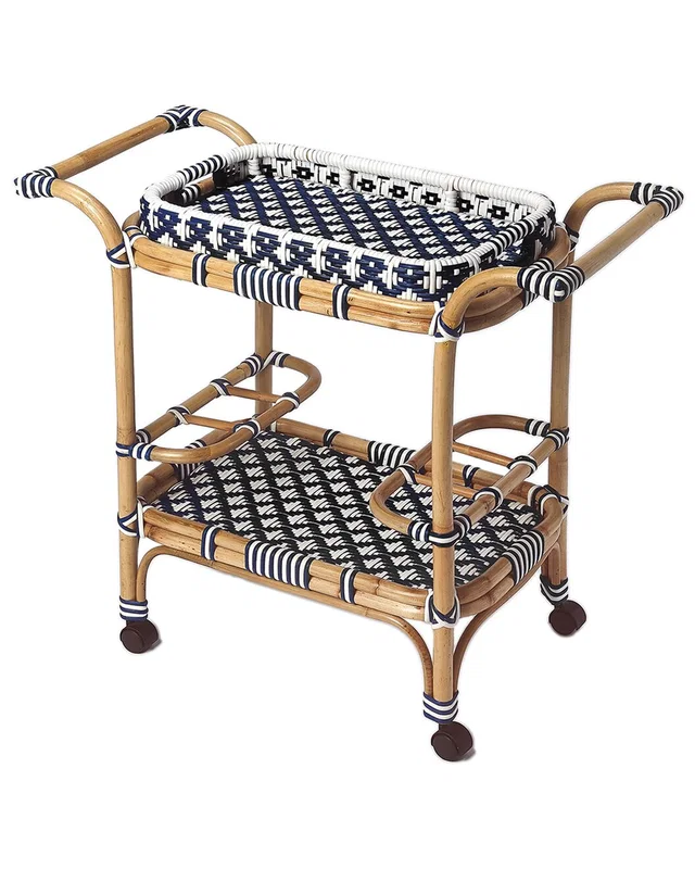 butler Specialty Company Selena & Rattan Bar Cart, image 1 of 1 from Rue La La