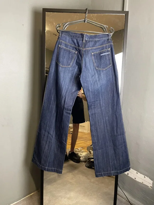 Prada 2000’s Bootcut Indigo Denim Jeans in blue Denim from Grailed