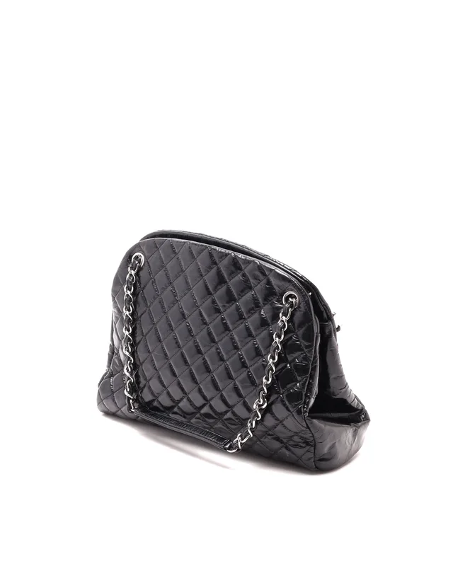 Chanel Maxi Patent Just Mademoiselle Bowling Bag in Patent leather from A Retro Tale, photo 3 of 11