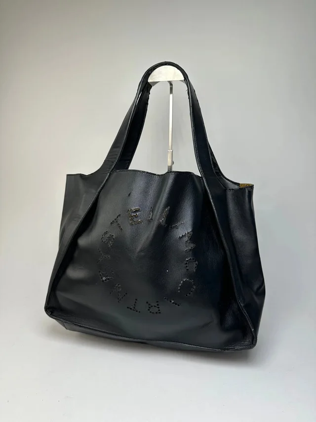 Stella McCartney Vintage Tote Bag Vegan Leather Black in black Leather from Grailed