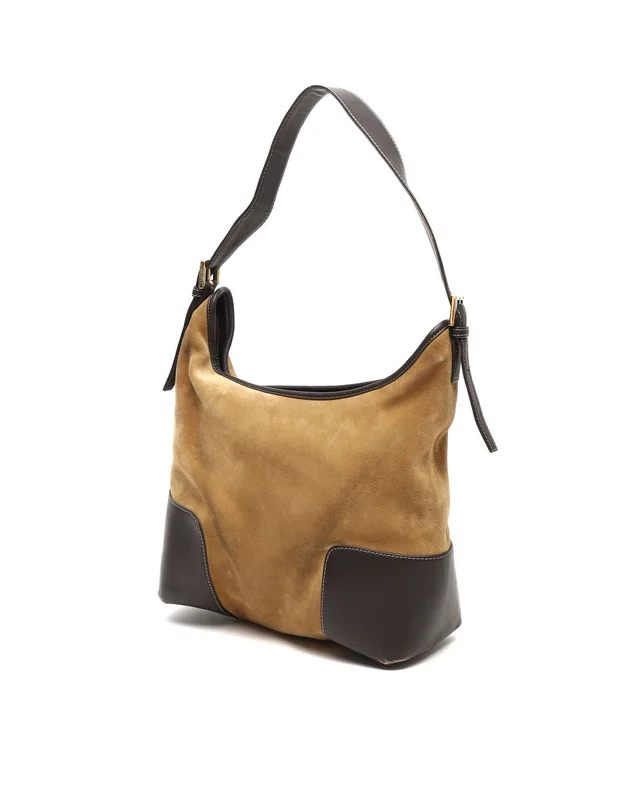 Loewe Anagram Suede Hobo Bag in Suede from A Retro Tale, photo 3 of 10