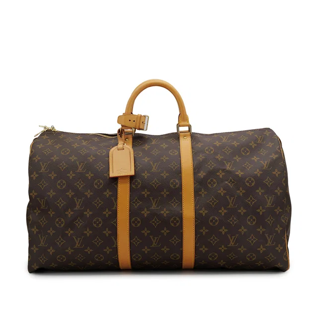 Louis Vuitton Monogram Keepall 45 Luggage Brown M41428 in Brown Coated canvas from Luxury Promise