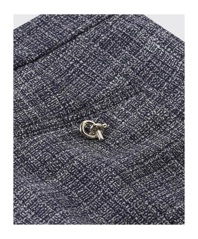 Fabiana Filippi Wool-blend pleated casual trousers, photo 3 of 4 from SENSER