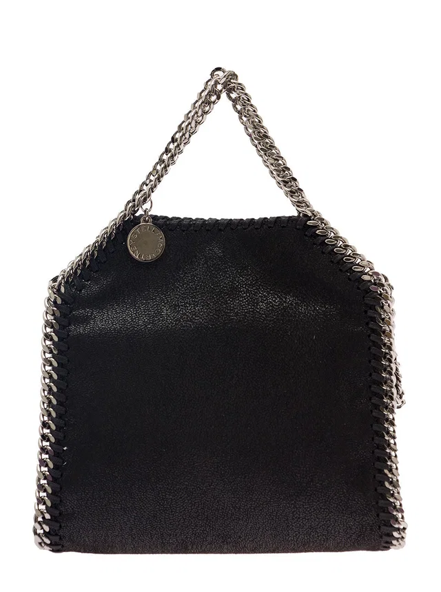 Stella McCartney Shoulder Bag — Black Polyester in Black from HEWI
