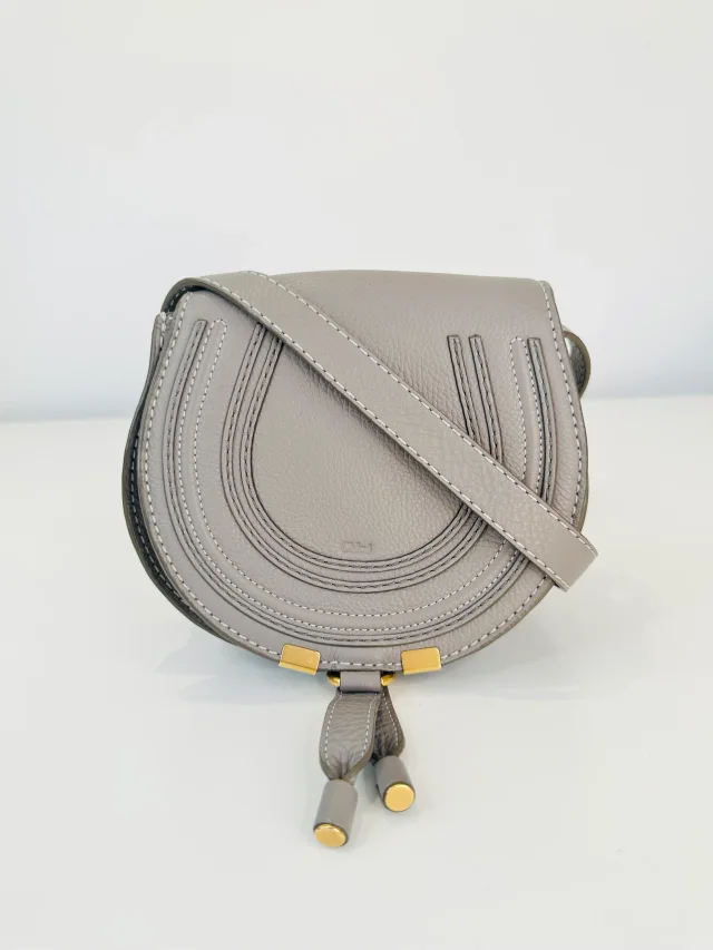 Chloé Small Leather Marcie Bag in Leather from Edit Second Hand