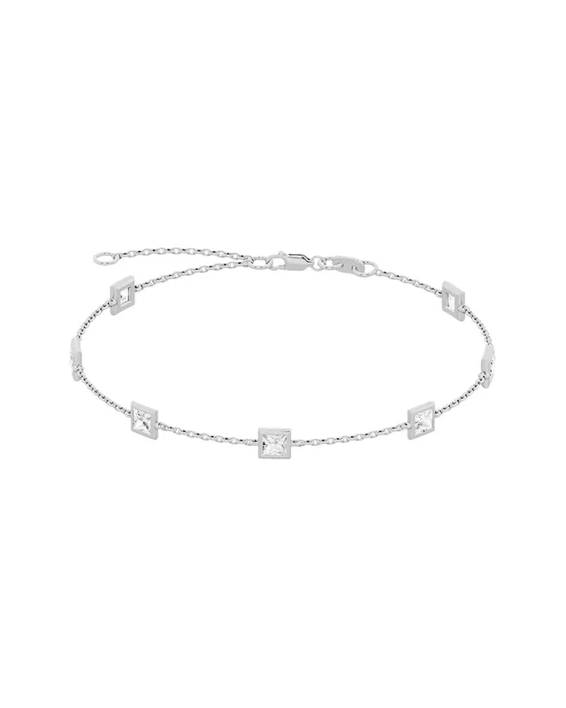 Lab Grown Diamonds 14K 1.50 ct. tw. Lab-Grown Diamond Station Bracelet, image 1 of 1 from Rue La La