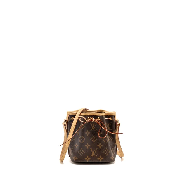 Louis Vuitton nano noe monogram canvas GHW in Coated canvas from EMIER