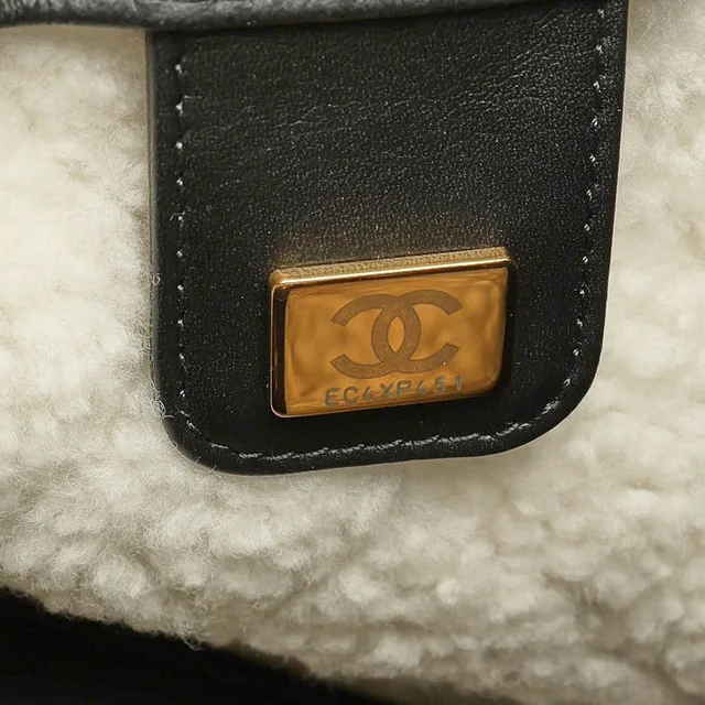Chanel Small Shearling 25 Bag in Leather from A Retro Tale, photo 8 of 9