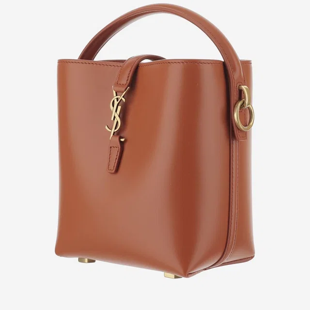Saint Laurent Shoulder Bag — Orange Calfskin Leather in Orange Calfskin from HEWI