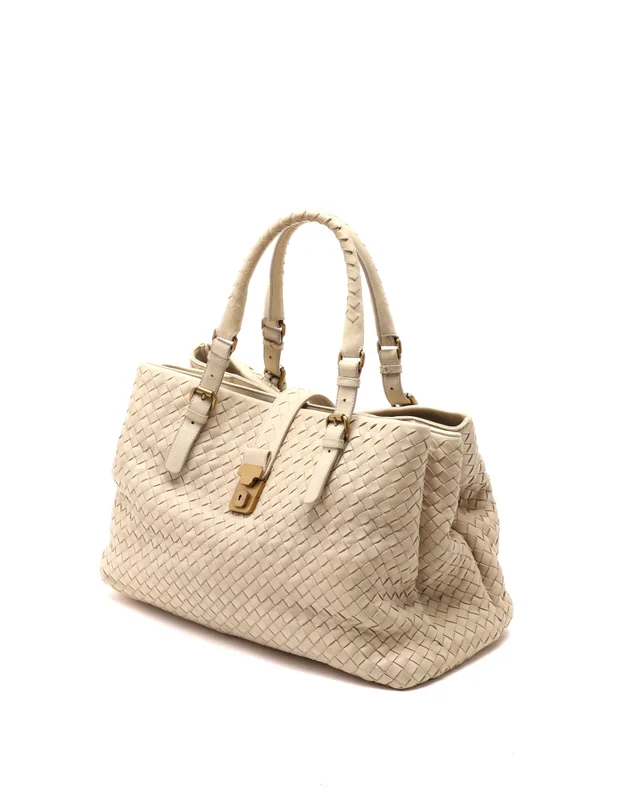 Bottega Veneta Large Intrecciato Roma Bag in Woven leather from A Retro Tale, photo 2 of 8