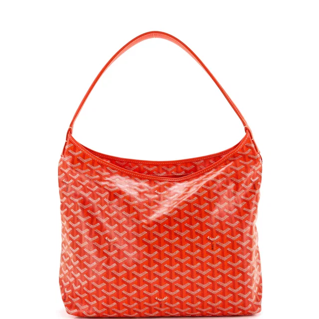 Goyard Boheme Hobo Coated Canvas in orange Coated canvas from Rebag