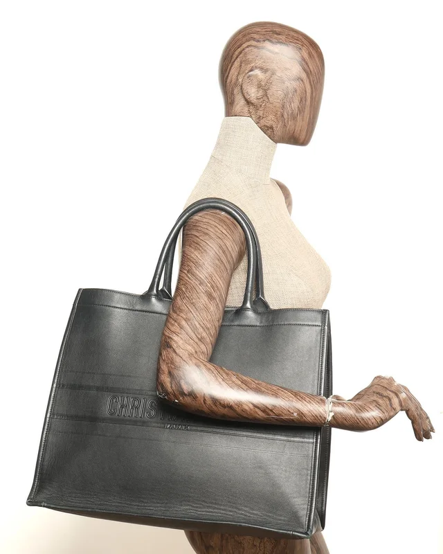 Dior Large Book Tote Bag in Suede from A Retro Tale, photo 8 of 8