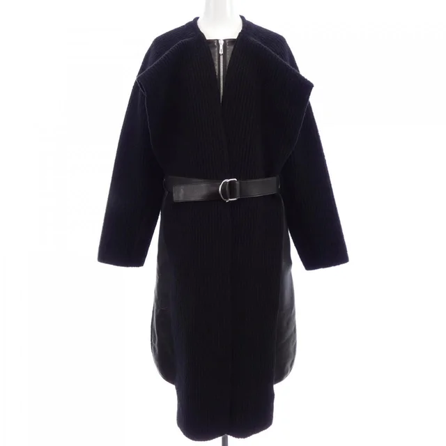Hermès Coat Black in Black Cashmere from The Reluxe