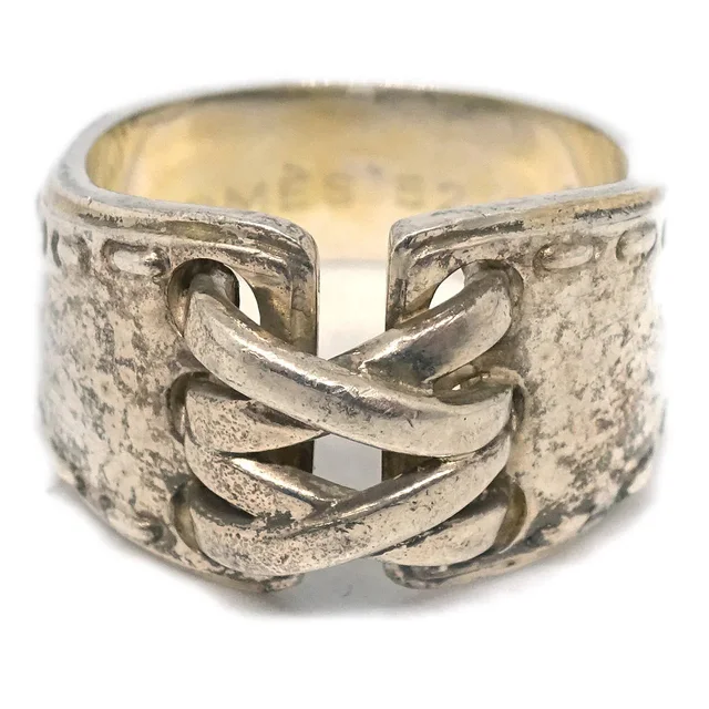 Hermès Ring Silver SV925 #52 #50 #10 in Silver from AMORE Vintage Tokyo