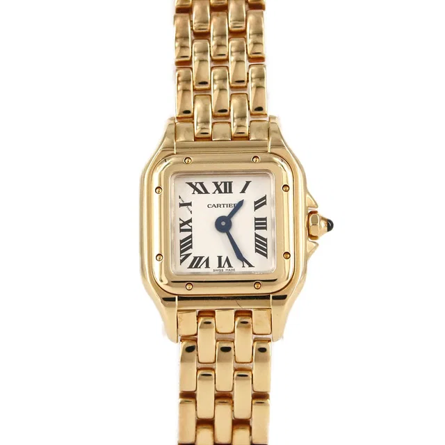 Mini Panthere de Cartier Yellow Gold Quartz in Yellow from LuxUness