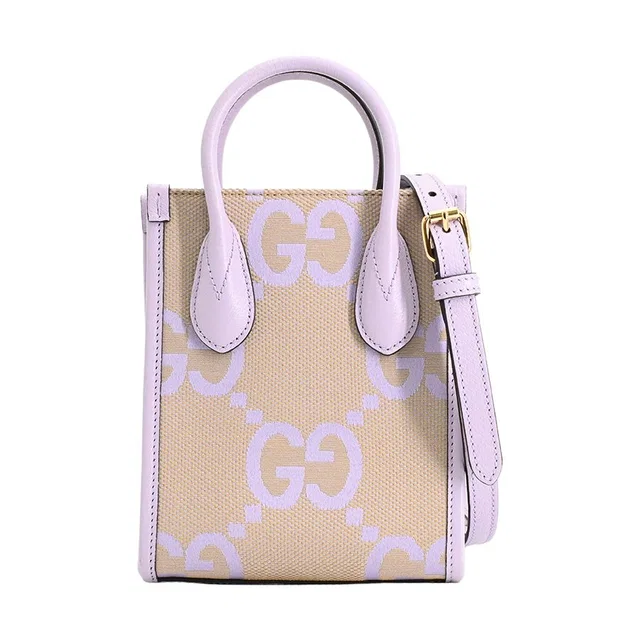 Gucci Shoulder Bag Jumbo GG Mini in Canvas from The Reluxe