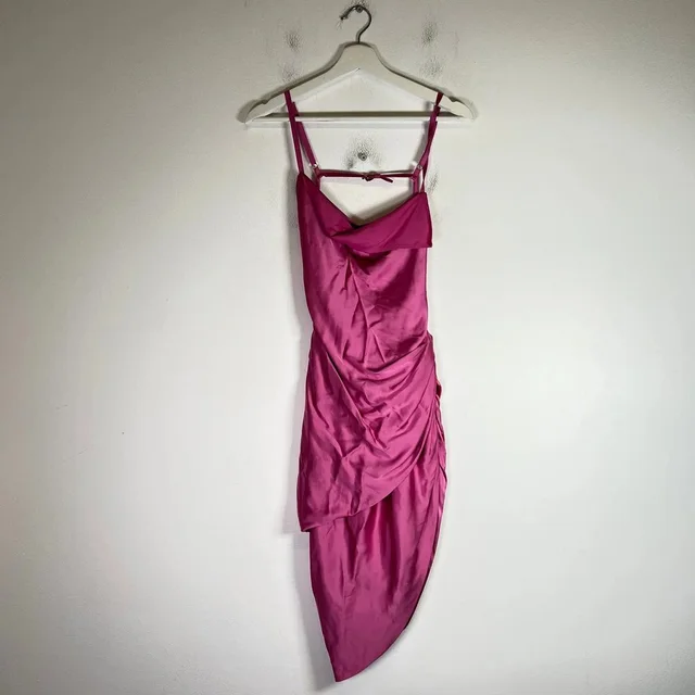 Jacquemus La Robe Saudade Asymmetric Dress, Women's (Size 27) in multicolor from Grailed
