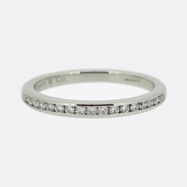 Tiffany & Co. 0.17 Carat Diamond Half Eternity Ring from The Vintage Jeweller