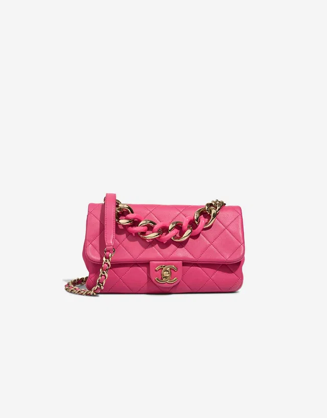 Chanel Timeless Small Lamb Pink in Pink Lambskin from SACLÀB