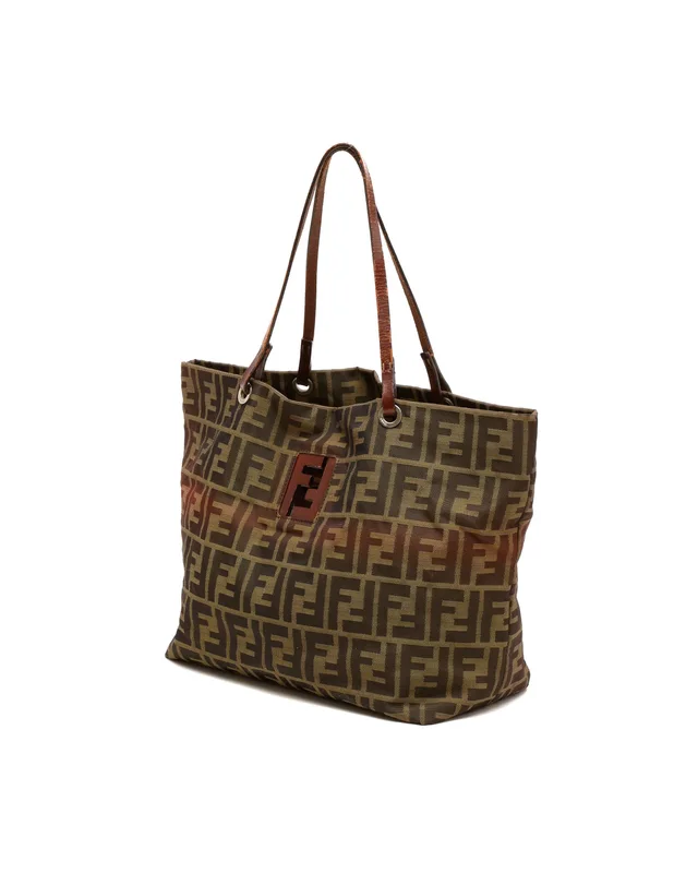 Fendi Zucca Tote Bag in Canvas from A Retro Tale, photo 2 of 9