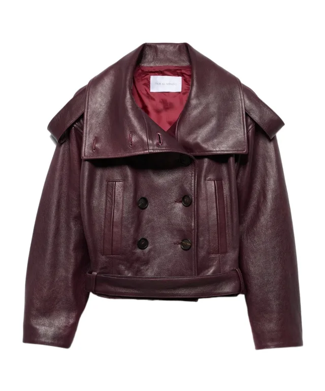 7 For All Mankind Double Breasted High Neck Short Coat from SENSER, photo 1 of 1