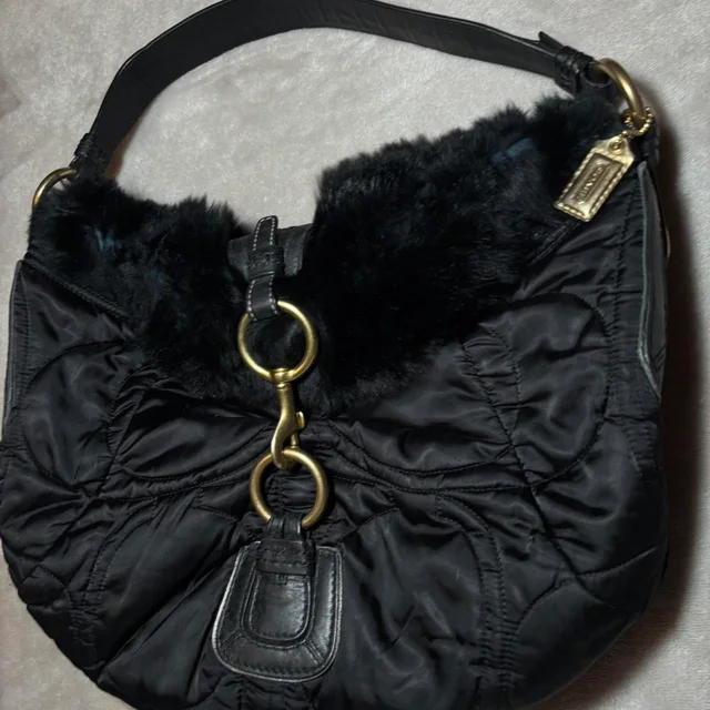 Coach Women's Shoulder bags - Black in black from Depop, photo 2 of 3