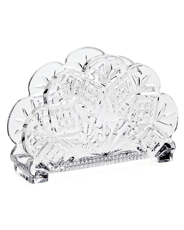 Godinger Dublin Crystal Standing Napkin Holder, image 1 of 1 from Rue La La